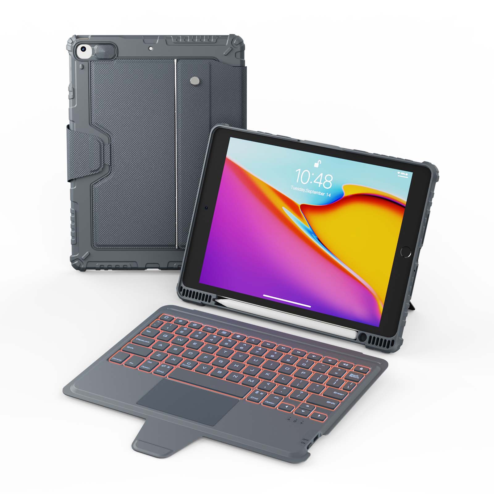 TabletACE Shield Keyboard (Backlit Version) Case for iPad Series